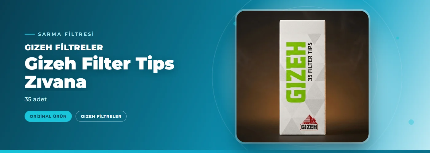 Gizeh Filter Tips Zıvana – 35 adet