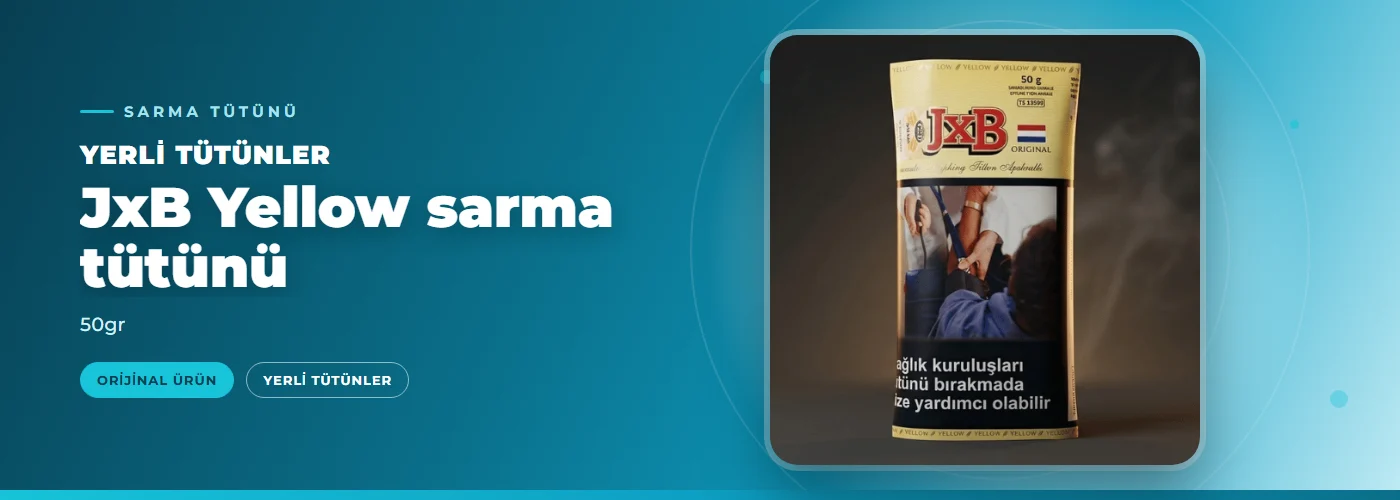 JxB Yellow sarma tütünü – 50gr