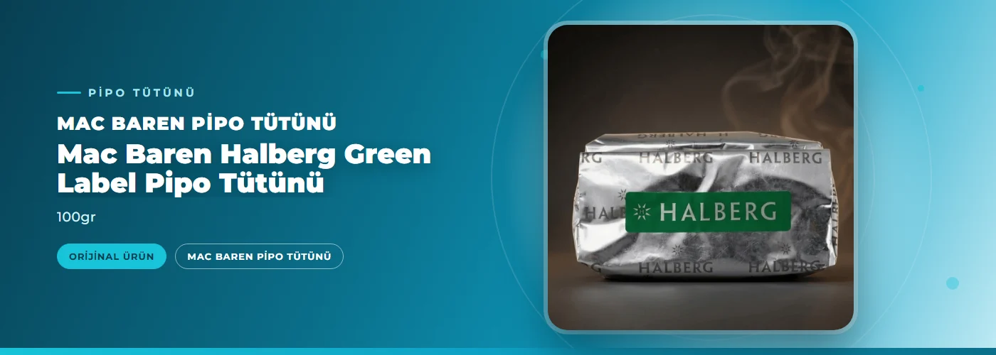 Mac Baren Halberg Green Label Pipo Tütünü – 100gr