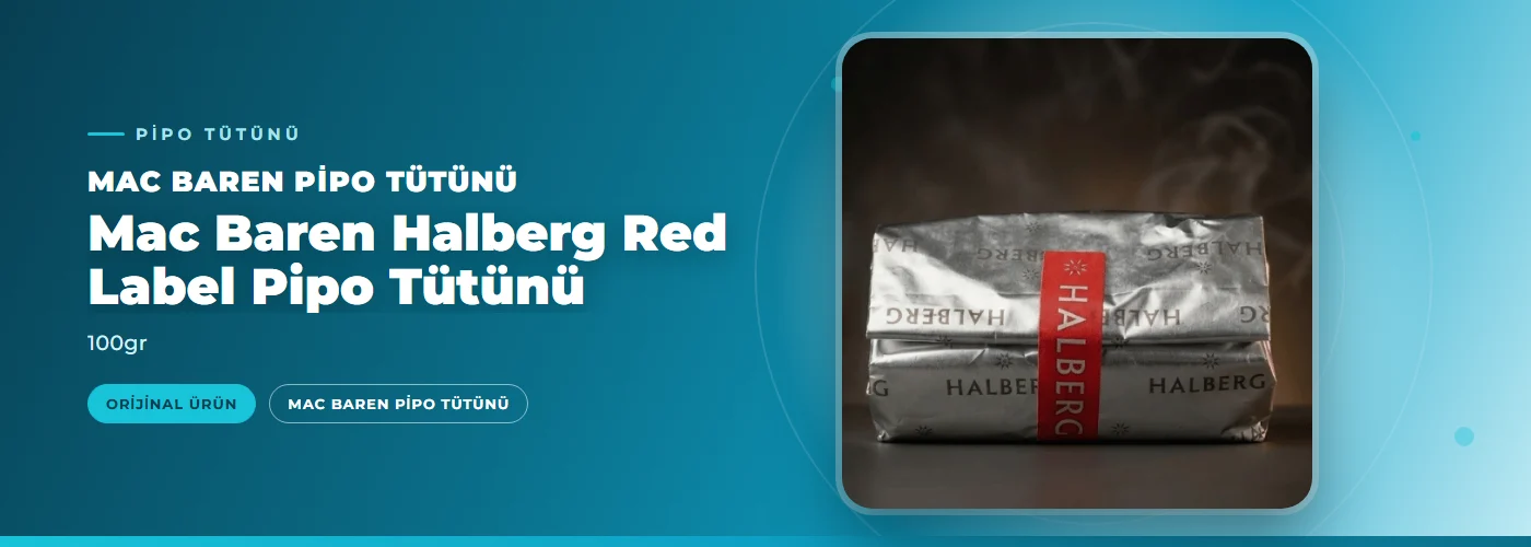 Mac Baren Halberg Red Label Pipo Tütünü – 100gr