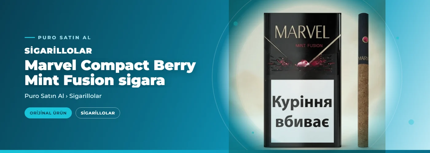 Marvel Compact Berry Mint Fusion sigara
