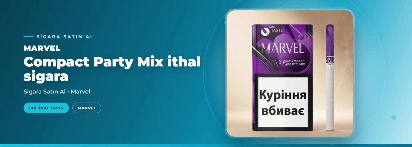 Marvel Compact Party Mix ithal sigara