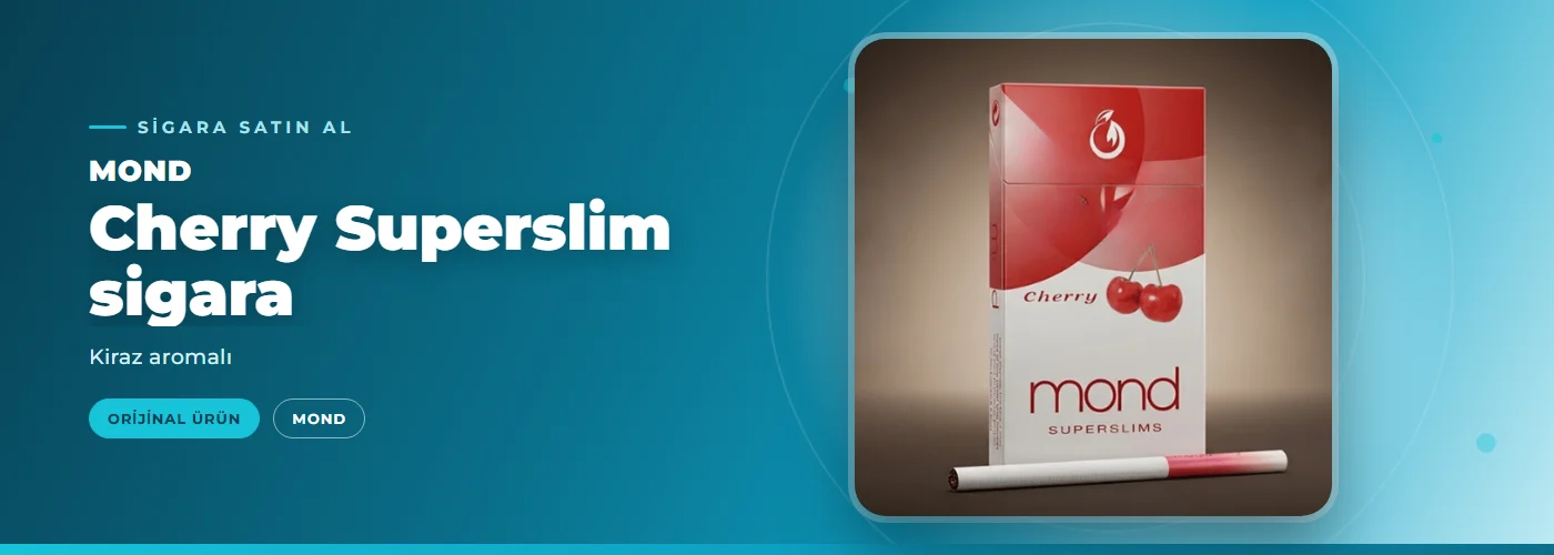 Mond Cherry Superslim sigara – Kiraz aromalı