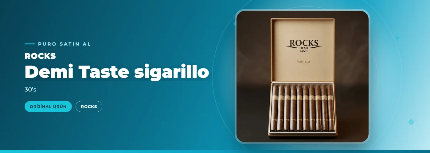 Rocks Demi Taste sigarillo – 30’s