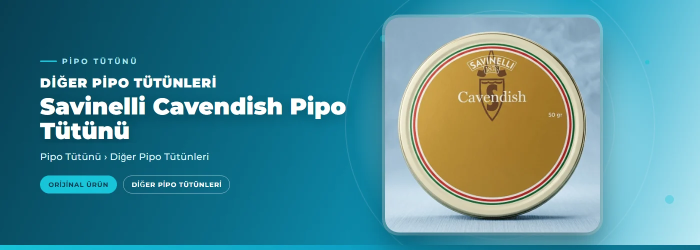 Savinelli Cavendish Pipo Tütünü