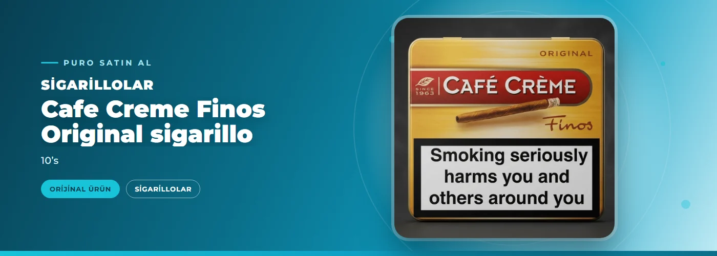 Cafe Creme Finos Original sigarillo – 10’s