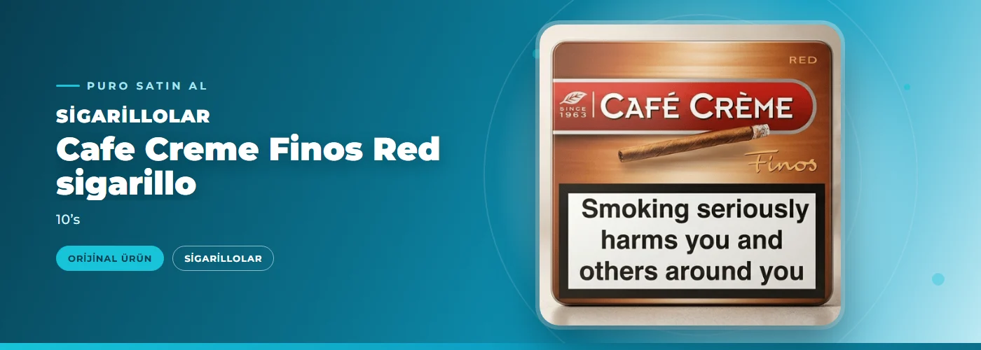 Cafe Creme Finos Red sigarillo – 10’s