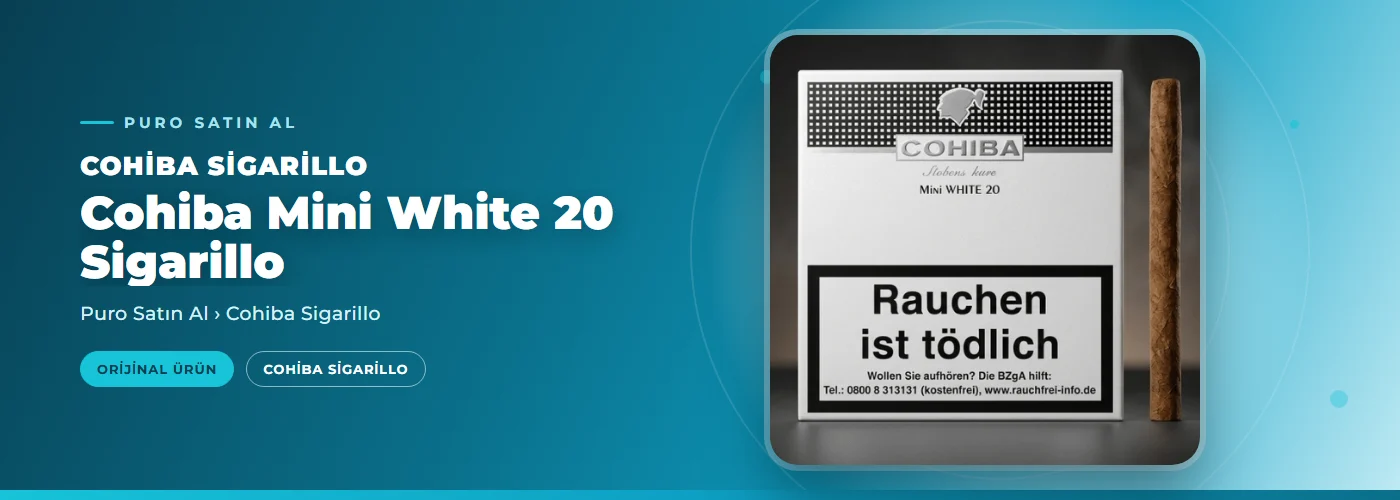 Cohiba Mini White 20 Sigarillo Satın Al
