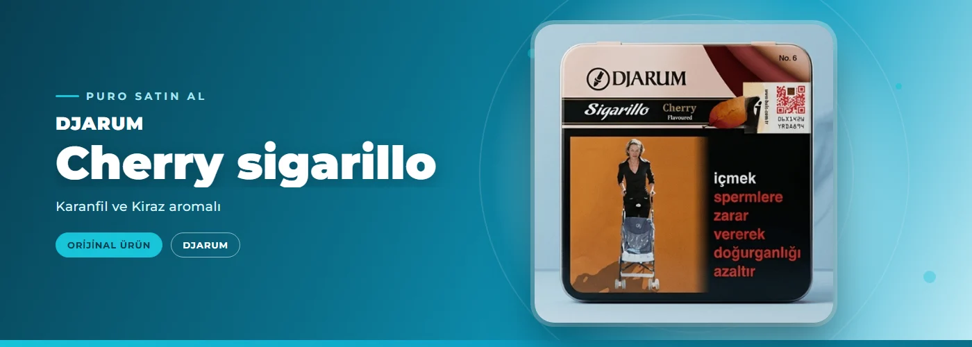 Djarum Cherry sigarillo – Karanfil ve Kiraz aromalı