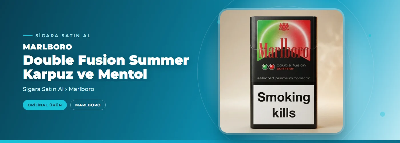 Marlboro Double Fusion Summer Karpuz ve Mentol