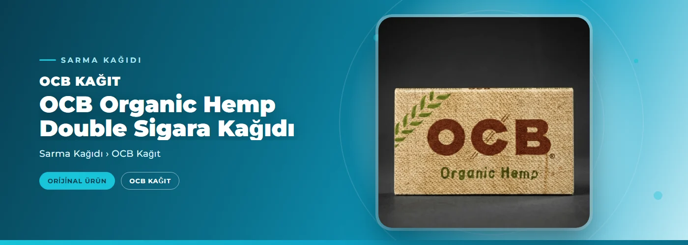 OCB Organic Hemp Double Sigara Kağıdı Satın Al