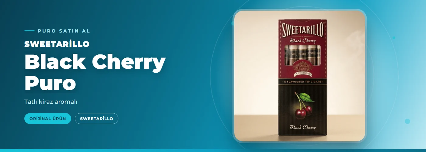 Sweetarillo Black Cherry Puro – Tatlı kiraz aromalı