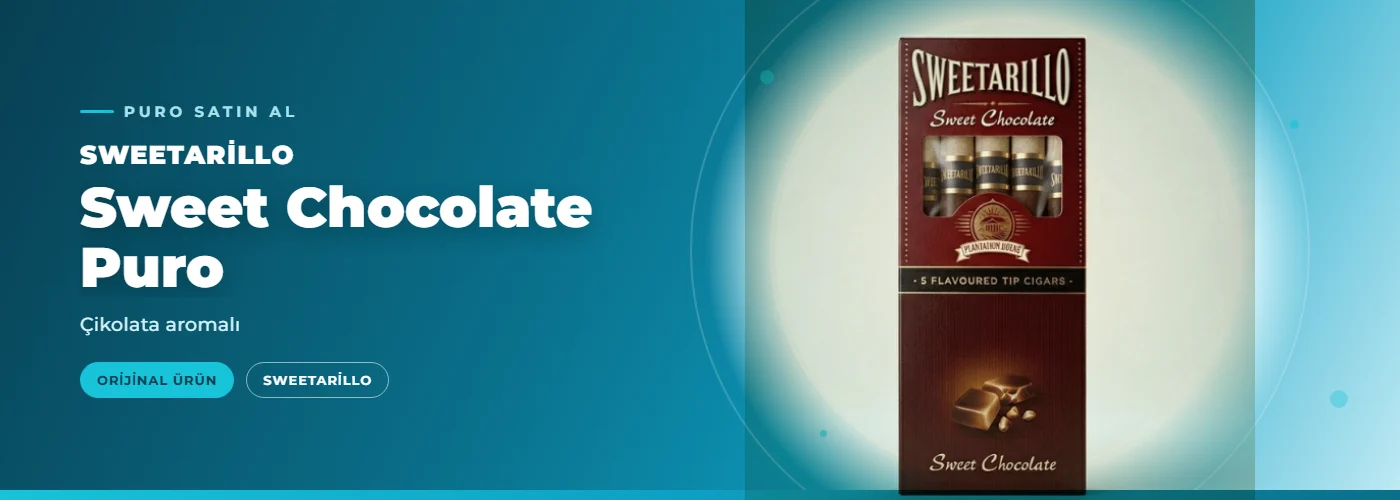 Sweetarillo Sweet Chocolate Puro – Çikolata aromalı