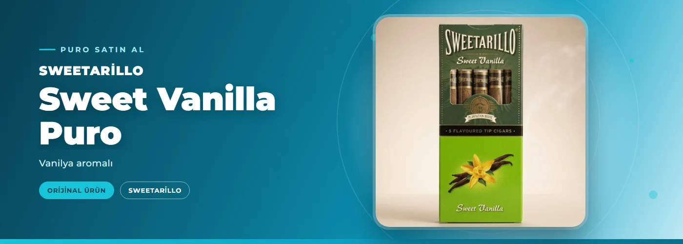 Sweetarillo Sweet Vanilla Puro – Vanilya aromalı