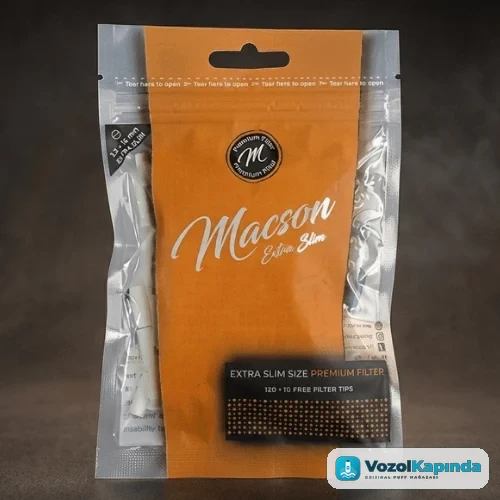 Macson Extra Slim sigara sarma filtresi - 5.3 mm