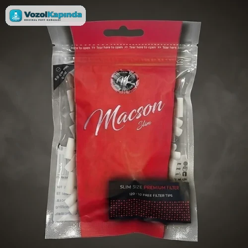 Macson Premium Slim sigara sarma filtresi - 6mm