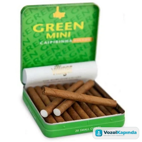 Villiger Green Mini Caipirinha sigarillo - Yeşil Limon Aromalı 20'li - görsel 2