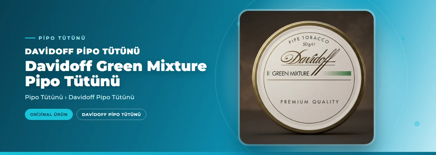 Davidoff Green Mixture Pipo Tütünü
