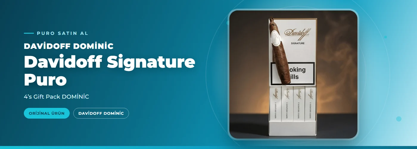 Davidoff Signature Puro – 4’s Gift Pack DOMİNİC