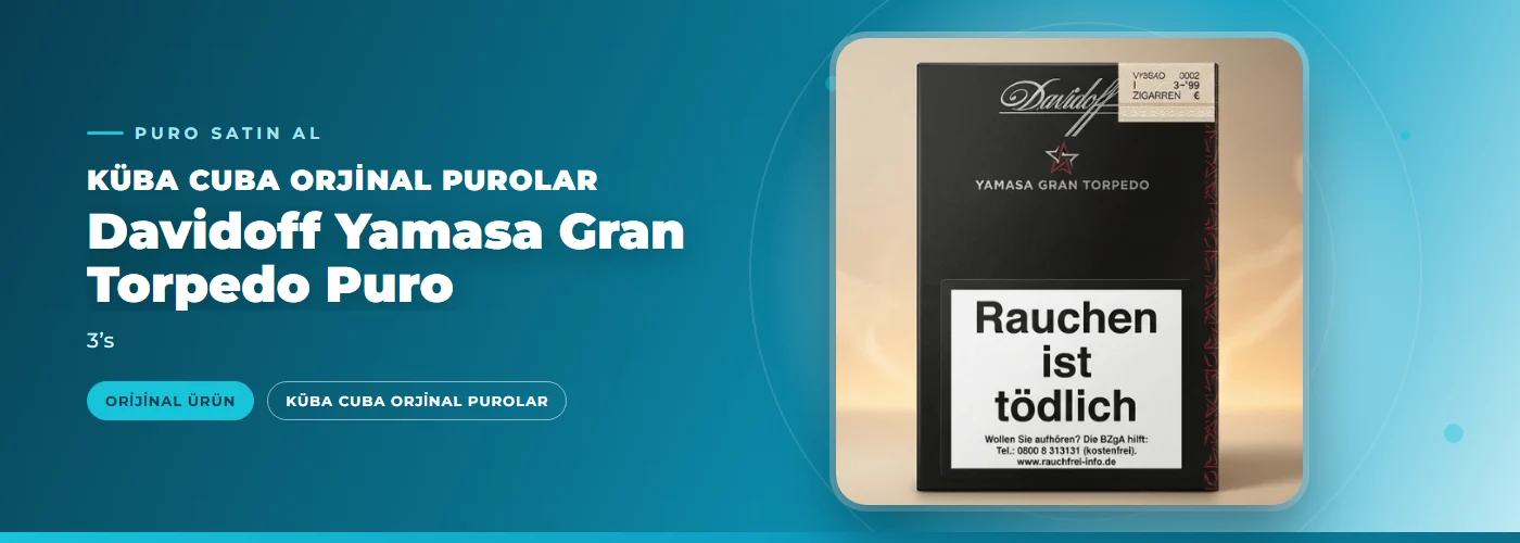 Davidoff Yamasa Gran Torpedo Puro – 3’s