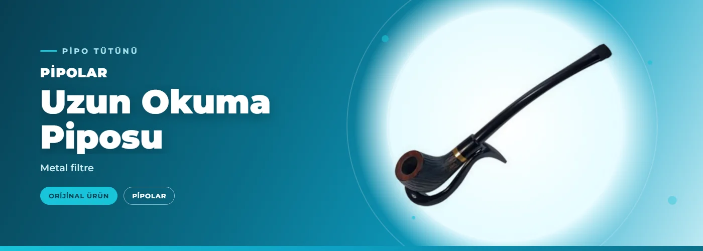 Uzun Okuma Piposu – Metal filtre