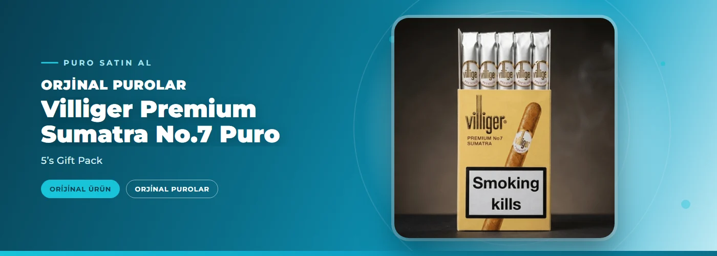 Villiger Premium Sumatra No.7 Puro – 5’s Gift Pack