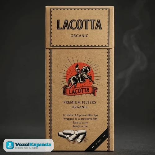 Lacotta Organik sigara sarma filtresi - 6mm