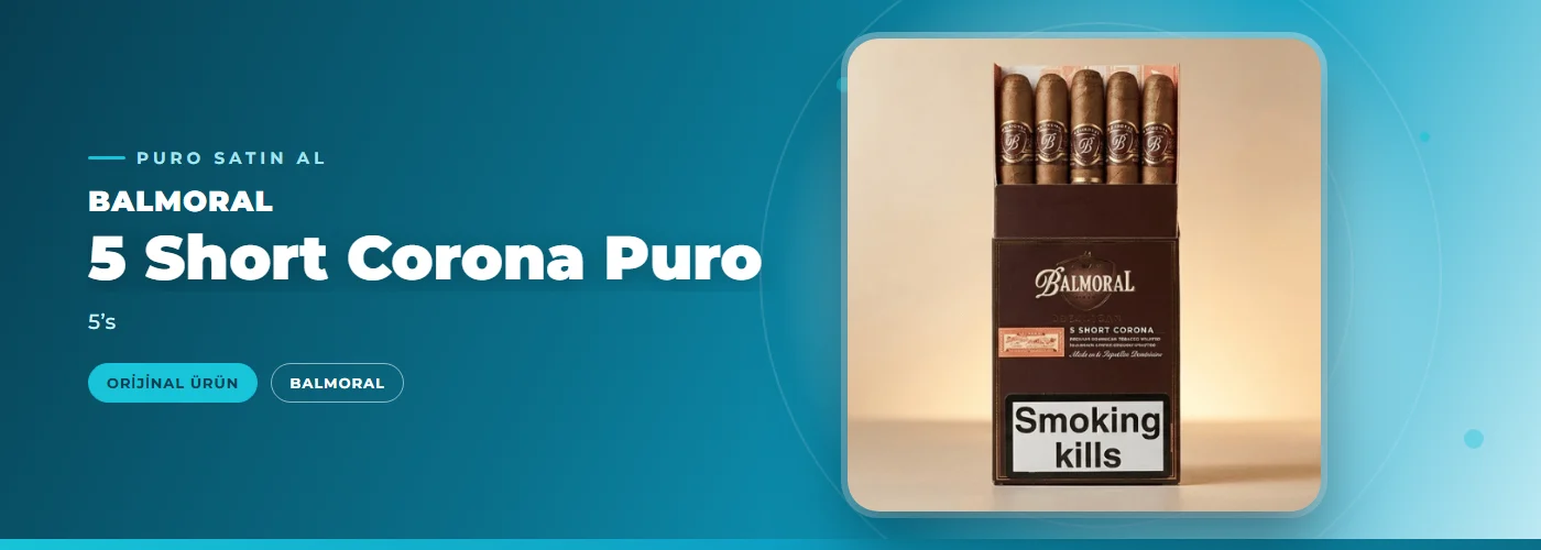 Balmoral 5 Short Corona Puro – 5’s