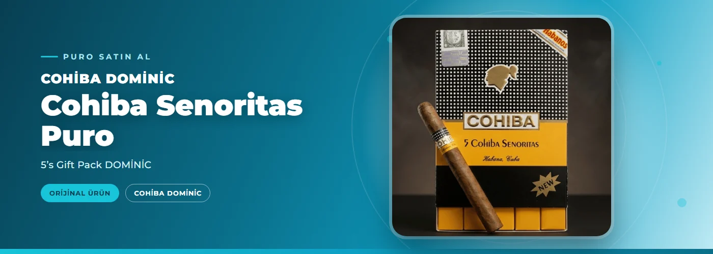 Cohiba Senoritas Puro – 5’s Gift Pack DOMİNİC