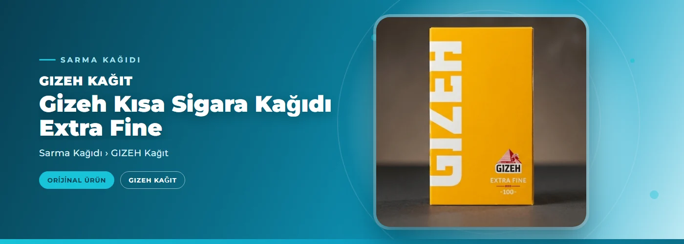 Gizeh Kısa Sigara Kağıdı Extra Fine