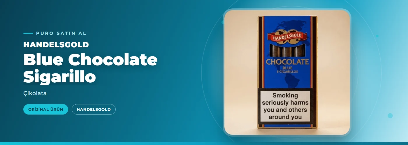 Handelsgold Blue Chocolate Sigarillo – Çikolata