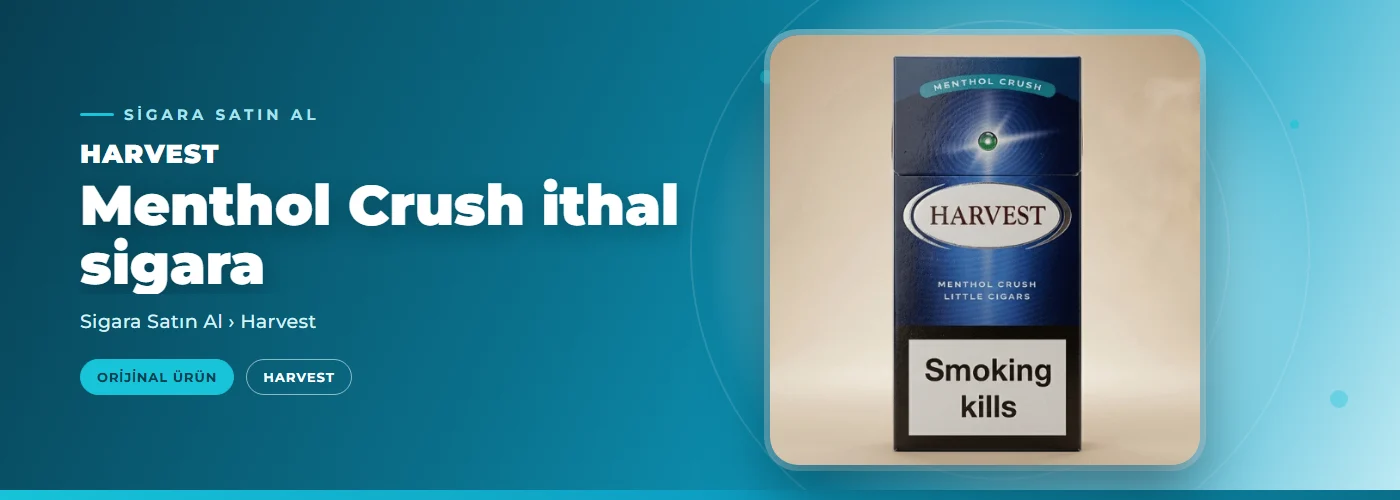 Harvest Menthol Crush ithal sigara