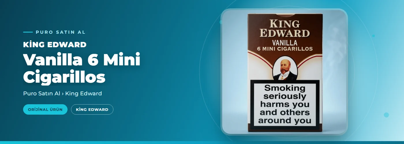 King Edward Vanilla 6 Mini Cigarillos