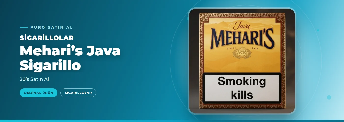 Mehari’s Java Sigarillo – 20’s Satın Al