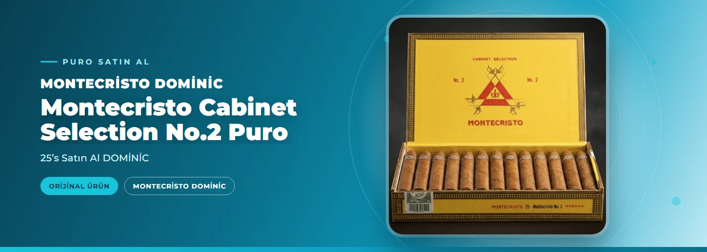 Montecristo Cabinet Selection No.2 Puro – 25’s Satın Al DOMİNİC
