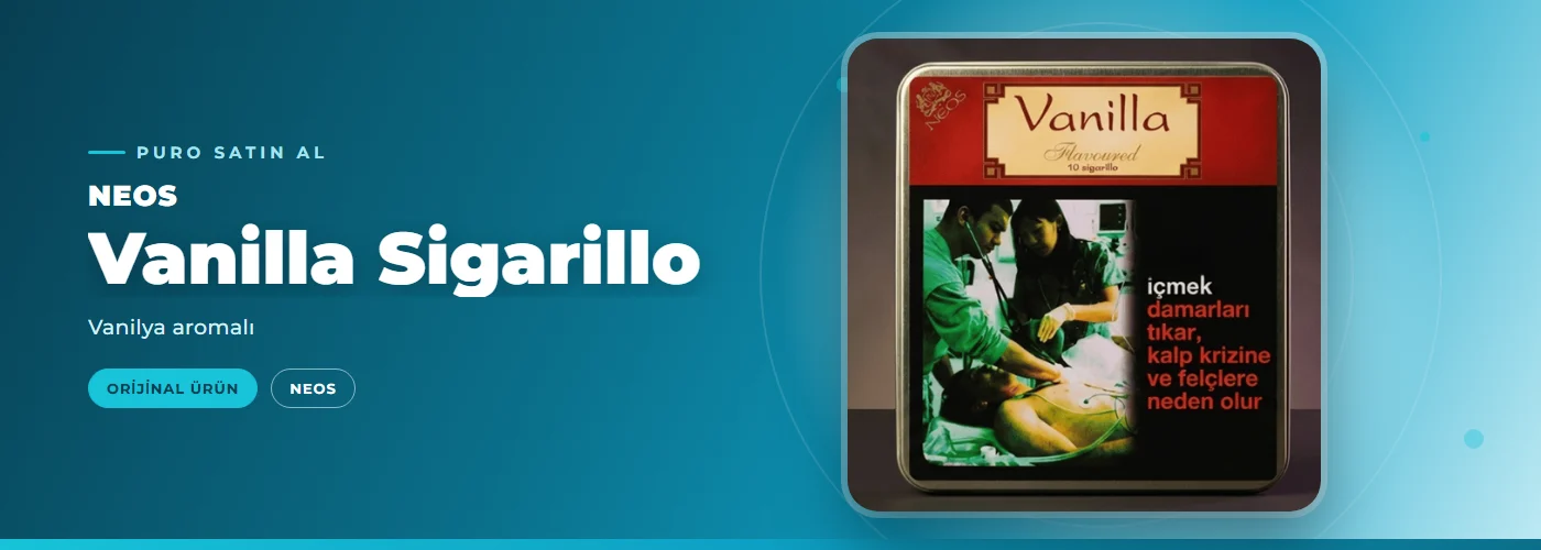 Neos Vanilla Sigarillo – Vanilya aromalı