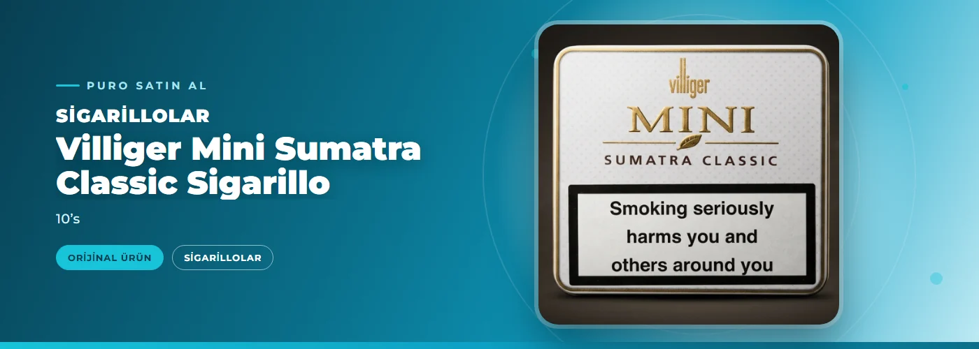 Villiger Mini Sumatra Classic Sigarillo – 10’s