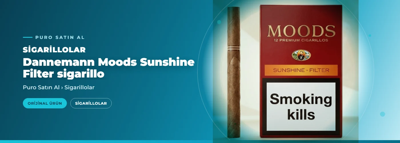 Dannemann Moods Sunshine Filter sigarillo