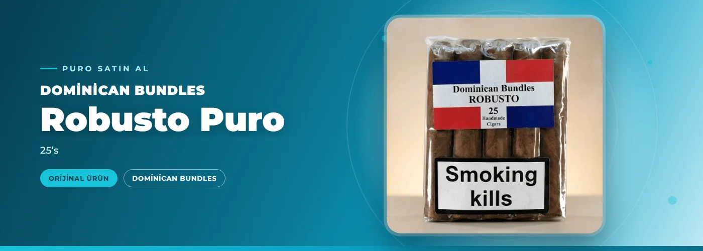 Dominican Bundles Robusto Puro – 25’s
