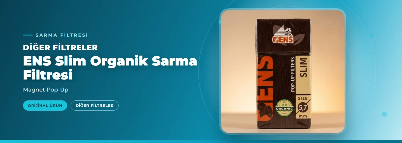 ENS Slim Organik Sarma Filtresi – Magnet Pop-Up