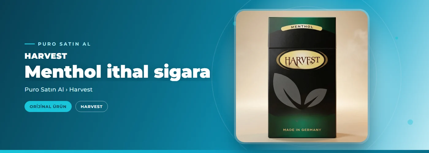 Harvest Menthol ithal sigara