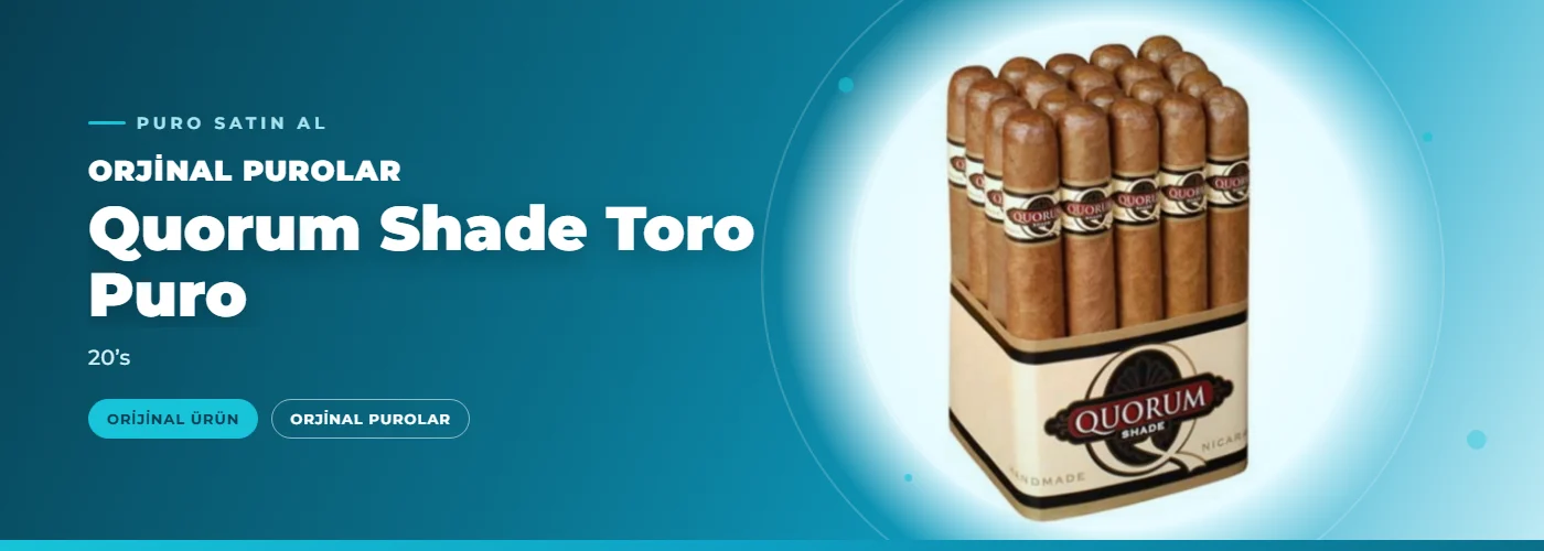 Quorum Shade Toro Puro – 20’s