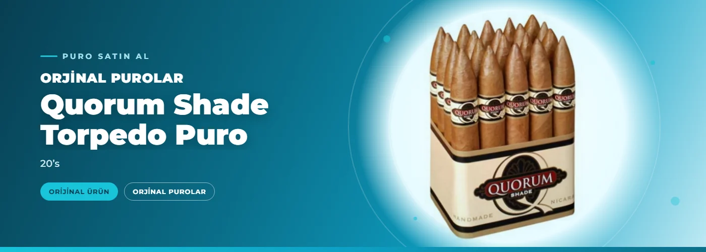 Quorum Shade Torpedo Puro – 20’s