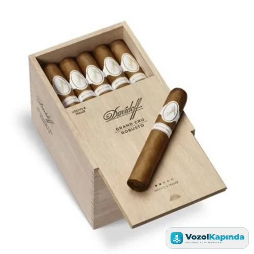 Davidoff Grand Cru Robusto Puro - 25's Ahşap Kutu
