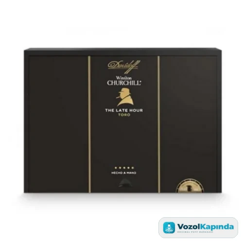 Davidoff Winston Churchill Late Hour Toro - 20's Ahşap Kutu - görsel 2