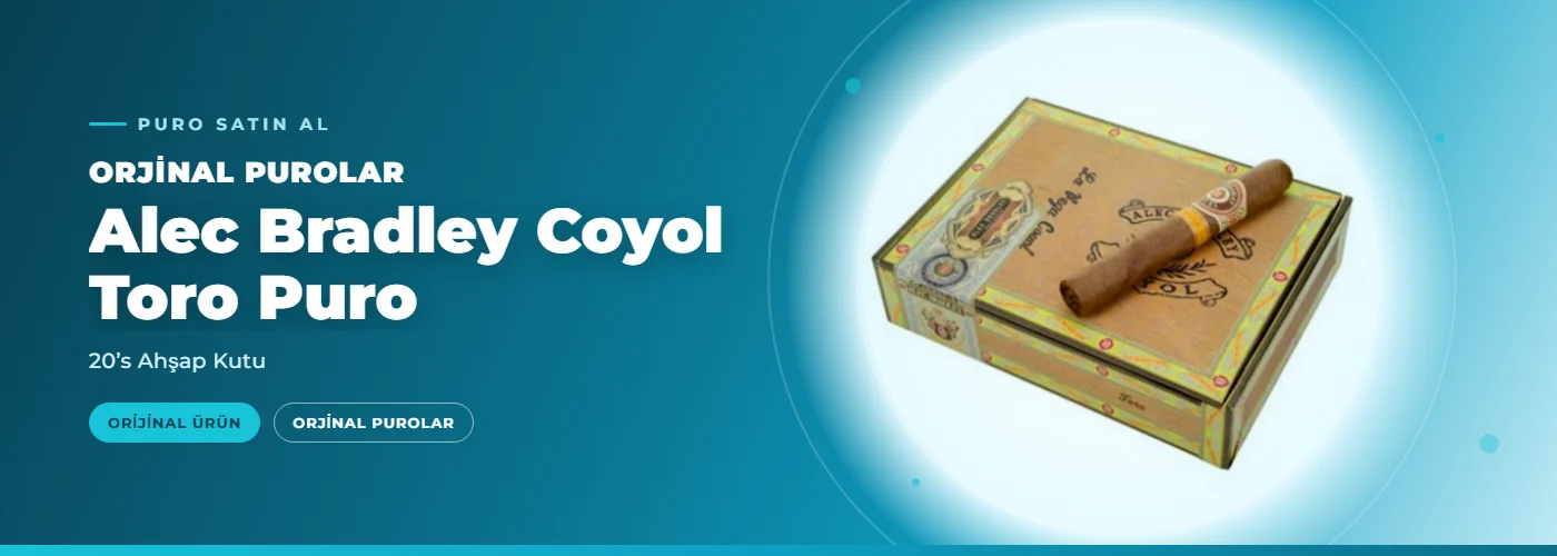 Alec Bradley Coyol Toro Puro – 20’s Ahşap Kutu