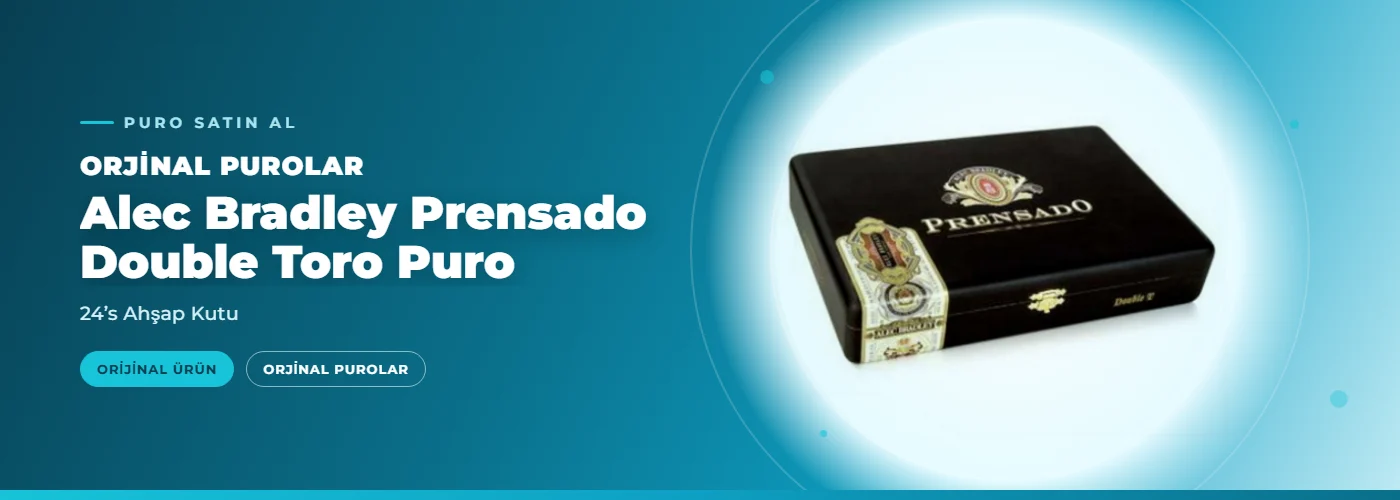 Alec Bradley Prensado Double Toro Puro – 24’s Ahşap Kutu