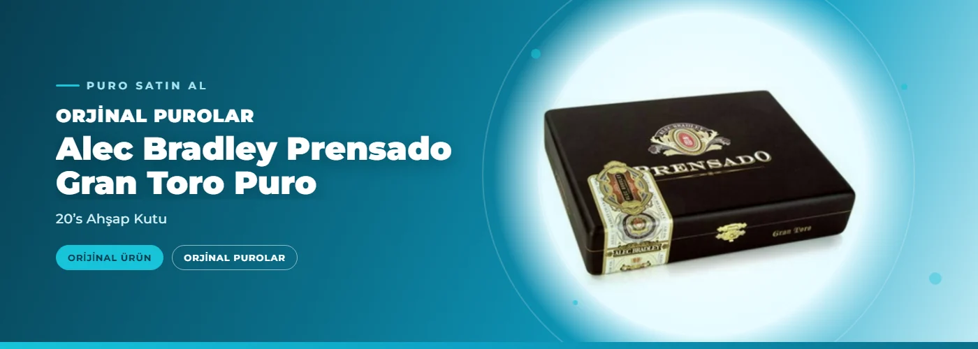 Alec Bradley Prensado Gran Toro Puro – 20’s Ahşap Kutu