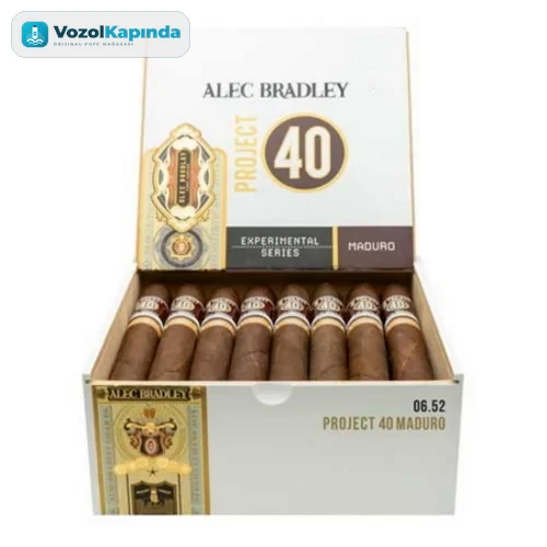 Alec Bradley Project 40 Maduro Puro - 24's Ahşap Kutu