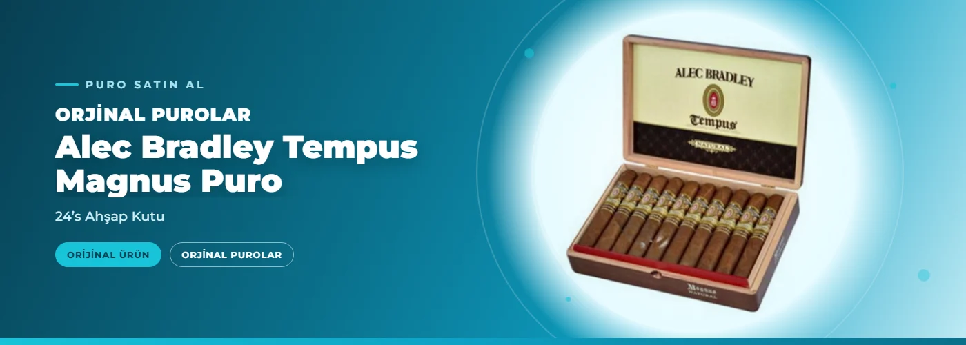 Alec Bradley Tempus Magnus Puro – 24’s Ahşap Kutu